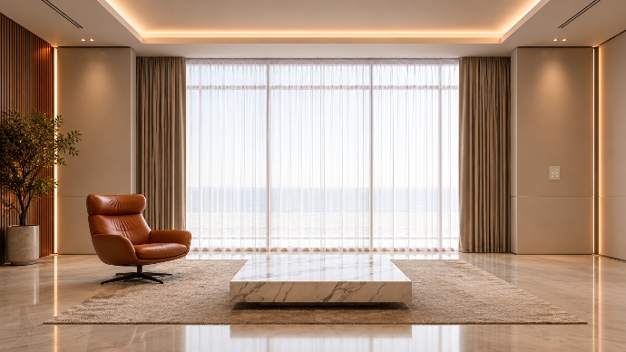 view of a smart living room